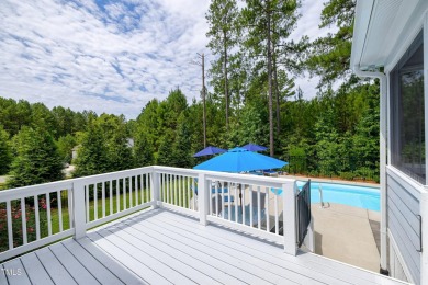 Custom RANCH style home with private guest suite  SALT WATER on Chapel Ridge Golf Club in North Carolina - for sale on GolfHomes.com, golf home, golf lot
