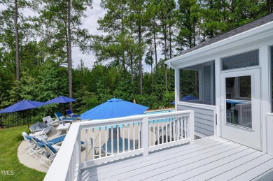 Custom RANCH style home with private guest suite  SALT WATER on Chapel Ridge Golf Club in North Carolina - for sale on GolfHomes.com, golf home, golf lot