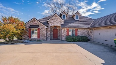 This three bedroom, two bathroom, large three car garage is on Granbury Country Club in Texas - for sale on GolfHomes.com, golf home, golf lot