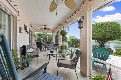 Luxuriously upgraded 3-bed, 2-bath lakefront home with over 1 on Spanish Lakes Fairways in Florida - for sale on GolfHomes.com, golf home, golf lot