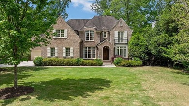 Classic elegance meets modern luxury in this exceptional custom on Ansley Golf Club At Mid-Town in Georgia - for sale on GolfHomes.com, golf home, golf lot