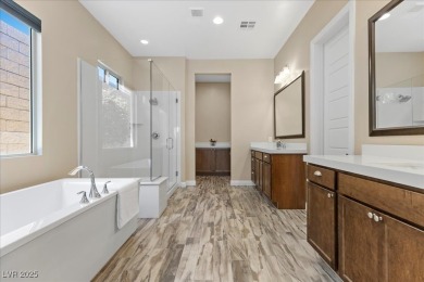 This stunning single-story home offers an open-concept design on South Shore At Lake Las Vegas in Nevada - for sale on GolfHomes.com, golf home, golf lot