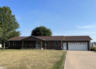 Spacious brick Ranch in great location within minutes of town on on Mt Pleasant Golf and Country Club in Iowa - for sale on GolfHomes.com, golf home, golf lot