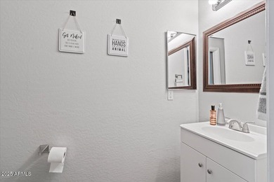 Move-in ready and beautifully updated! This end-unit townhome in on Augusta Ranch Golf Club in Arizona - for sale on GolfHomes.com, golf home, golf lot