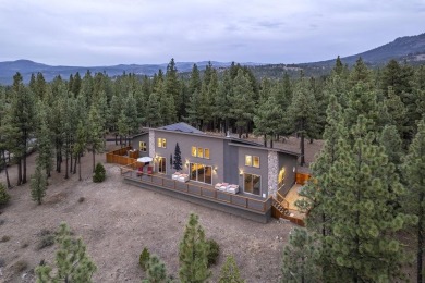 Modern Mountain Escape with Panoramic Views! Set on 4.5 private on Nakoma Golf Resort in California - for sale on GolfHomes.com, golf home, golf lot