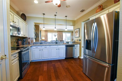 Discover your dream home in this exquisite 1936 sq. ft. Sanibel on Eagle Ridge At Spruce Creek Country Club in Florida - for sale on GolfHomes.com, golf home, golf lot