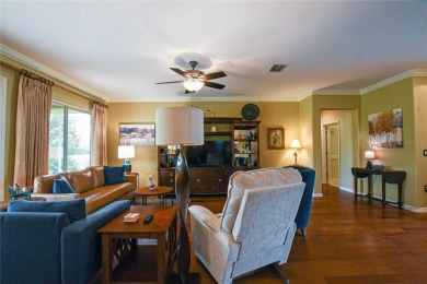 Discover your dream home in this exquisite 1936 sq. ft. Sanibel on Eagle Ridge At Spruce Creek Country Club in Florida - for sale on GolfHomes.com, golf home, golf lot