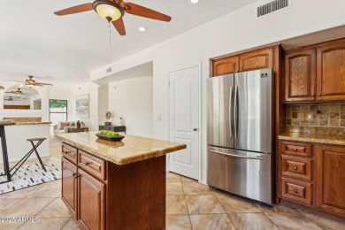 Nestled along a scenic double fairway in the heart of Ocotillo on Ocotillo Golf Resort  in Arizona - for sale on GolfHomes.com, golf home, golf lot