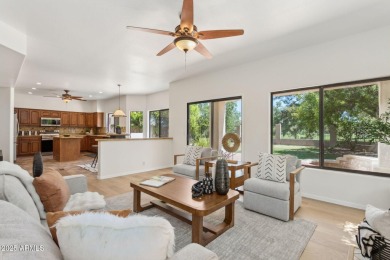 Nestled along a scenic double fairway in the heart of Ocotillo on Ocotillo Golf Resort  in Arizona - for sale on GolfHomes.com, golf home, golf lot