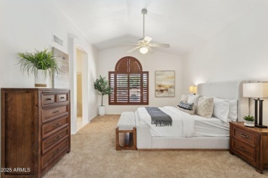 Nestled along a scenic double fairway in the heart of Ocotillo on Ocotillo Golf Resort  in Arizona - for sale on GolfHomes.com, golf home, golf lot