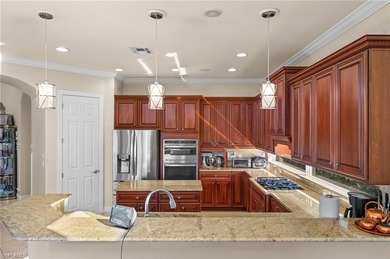 Former Toll Brothers Model Home - Belle Lago Masterpiece with on Estero Country Club in Florida - for sale on GolfHomes.com, golf home, golf lot