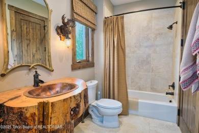 Enjoy this spacious and comfortable 5,254 sq. ft. home with 4 on Teton Springs Resort and Club in Idaho - for sale on GolfHomes.com, golf home, golf lot