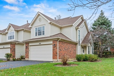 Welcome to this exceptional two-story end unit, perfectly on Poplar Creek Country Club in Illinois - for sale on GolfHomes.com, golf home, golf lot