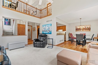 Welcome to this exceptional two-story end unit, perfectly on Poplar Creek Country Club in Illinois - for sale on GolfHomes.com, golf home, golf lot