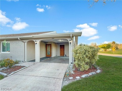Welcome to this beautifully maintained 2 bedroom, 2 bathroom end on  in Florida - for sale on GolfHomes.com, golf home, golf lot