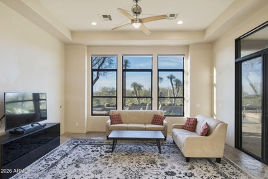 Set on a quiet cul-de-sac in gated Monument at Troon North, this on Troon North Golf Club  in Arizona - for sale on GolfHomes.com, golf home, golf lot