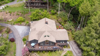 Enjoy the Highlands mountain lifestyle in this beautiful home on Highlands Falls Country Club in North Carolina - for sale on GolfHomes.com, golf home, golf lot