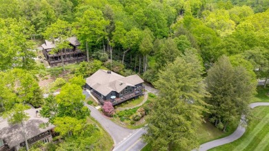 Enjoy the Highlands mountain lifestyle in this beautiful home on Highlands Falls Country Club in North Carolina - for sale on GolfHomes.com, golf home, golf lot
