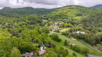 Enjoy the Highlands mountain lifestyle in this beautiful home on Highlands Falls Country Club in North Carolina - for sale on GolfHomes.com, golf home, golf lot