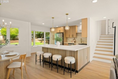 Don't miss this stunning 5-bedroom, 3-bathroom home where modern on Lake Oswego Municipal Golf Course in Oregon - for sale on GolfHomes.com, golf home, golf lot