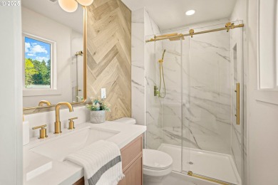 Don't miss this stunning 5-bedroom, 3-bathroom home where modern on Lake Oswego Municipal Golf Course in Oregon - for sale on GolfHomes.com, golf home, golf lot