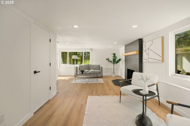 Don't miss this stunning 5-bedroom, 3-bathroom home where modern on Lake Oswego Municipal Golf Course in Oregon - for sale on GolfHomes.com, golf home, golf lot