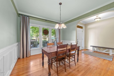 Fall in love with this beautiful custom-built brick front home on The Neuse Golf Club in North Carolina - for sale on GolfHomes.com, golf home, golf lot