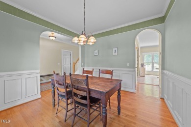 Fall in love with this beautiful custom-built brick front home on The Neuse Golf Club in North Carolina - for sale on GolfHomes.com, golf home, golf lot