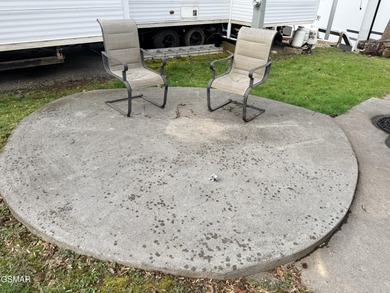 Very Nice RV lot with firepit/seating area, patio, greenspace on Bent Creek Golf Course in Tennessee - for sale on GolfHomes.com, golf home, golf lot
