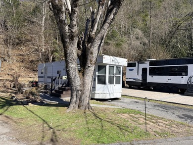 Nice RV lot backed up to the mountain giving you a more private on Bent Creek Golf Course in Tennessee - for sale on GolfHomes.com, golf home, golf lot