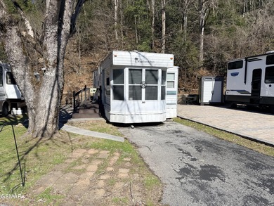Nice RV lot backed up to the mountain giving you a more private on Bent Creek Golf Course in Tennessee - for sale on GolfHomes.com, golf home, golf lot