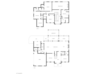 This home lives large! Septic permitted-3BR, but home includes on Sapona Country Club, Inc. in North Carolina - for sale on GolfHomes.com, golf home, golf lot