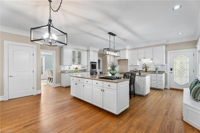 This home lives large! Septic permitted-3BR, but home includes on Sapona Country Club, Inc. in North Carolina - for sale on GolfHomes.com, golf home, golf lot