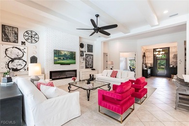 The stunning Martinique model, built by Wyman Stokes, is now on Verandah Golf Course and Club in Florida - for sale on GolfHomes.com, golf home, golf lot