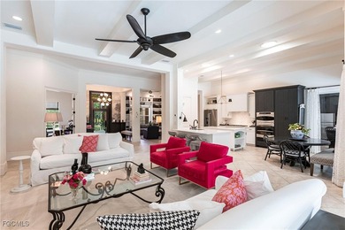 The stunning Martinique model, built by Wyman Stokes, is now on Verandah Golf Course and Club in Florida - for sale on GolfHomes.com, golf home, golf lot