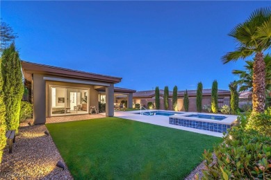 Experience unparalleled luxury and serenity in this contemporary on Reflection Bay Golf Club in Nevada - for sale on GolfHomes.com, golf home, golf lot