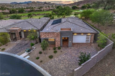 Experience unparalleled luxury and serenity in this contemporary on Reflection Bay Golf Club in Nevada - for sale on GolfHomes.com, golf home, golf lot