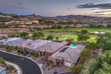 Experience unparalleled luxury and serenity in this contemporary on Reflection Bay Golf Club in Nevada - for sale on GolfHomes.com, golf home, golf lot