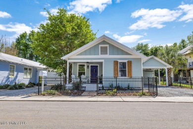 MUST SEE this charming Old Town Bay St Louis cottage with pool! on The Bridges Golf Club At Hollywood Casino in Mississippi - for sale on GolfHomes.com, golf home, golf lot
