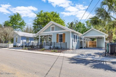 MUST SEE this charming Old Town Bay St Louis cottage with pool! on The Bridges Golf Club At Hollywood Casino in Mississippi - for sale on GolfHomes.com, golf home, golf lot