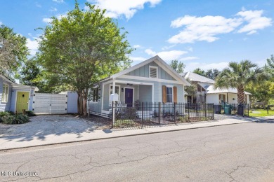 MUST SEE this charming Old Town Bay St Louis cottage with pool! on The Bridges Golf Club At Hollywood Casino in Mississippi - for sale on GolfHomes.com, golf home, golf lot