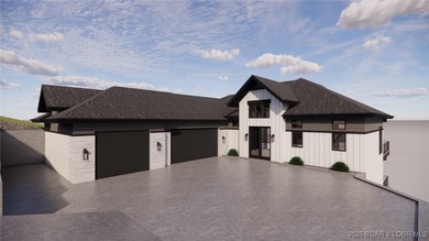 Amazing New Waterfront Home built by Thomas Construction in on The Oaks Golf Course in Missouri - for sale on GolfHomes.com, golf home, golf lot