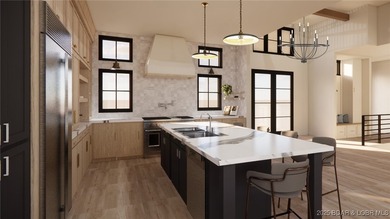 Amazing New Waterfront Home built by Thomas Construction in on The Oaks Golf Course in Missouri - for sale on GolfHomes.com, golf home, golf lot