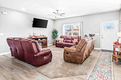 Welcome home to this Fox Creek gem built in 2021-where style on The Den at Fox Creek in Illinois - for sale on GolfHomes.com, golf home, golf lot