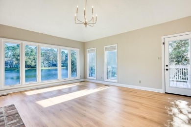 Panoramic lagoon views for waterfront Landings home only a half on The Landings Club - Oakridge in Georgia - for sale on GolfHomes.com, golf home, golf lot