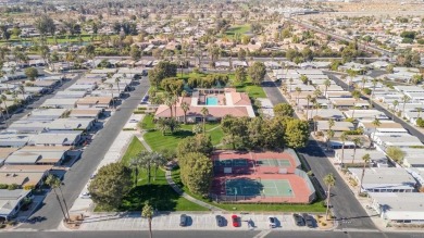 Welcome to this inviting 2-bedroom, 2-bath manufactured home on Cathedral Canyon Golf and Tennis Club in California - for sale on GolfHomes.com, golf home, golf lot