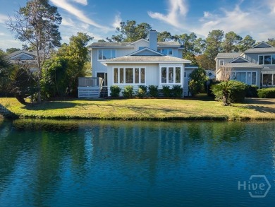Panoramic lagoon views for waterfront Landings home only a half on The Landings Club - Oakridge in Georgia - for sale on GolfHomes.com, golf home, golf lot