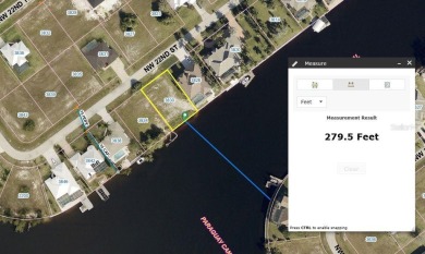 Nice and Cleared GULF ACCESS LOT with a NEW SEAWALL in place on Burnt Store Golf Club in Florida - for sale on GolfHomes.com, golf home, golf lot