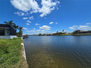 Nice and Cleared GULF ACCESS LOT with a NEW SEAWALL in place on Burnt Store Golf Club in Florida - for sale on GolfHomes.com, golf home, golf lot