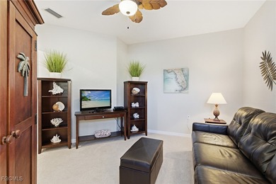 Located directly across from the Casella community pool and on Pelican Preserve Golf Club in Florida - for sale on GolfHomes.com, golf home, golf lot